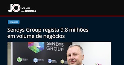 Sendys Group regista 9,8 milhões em volume de negócios